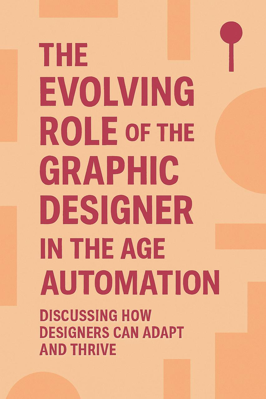 The Evolving Role of the Graphic Designer in the Age of Automation: Discussing how designers can adapt and thrive in a changing landscape